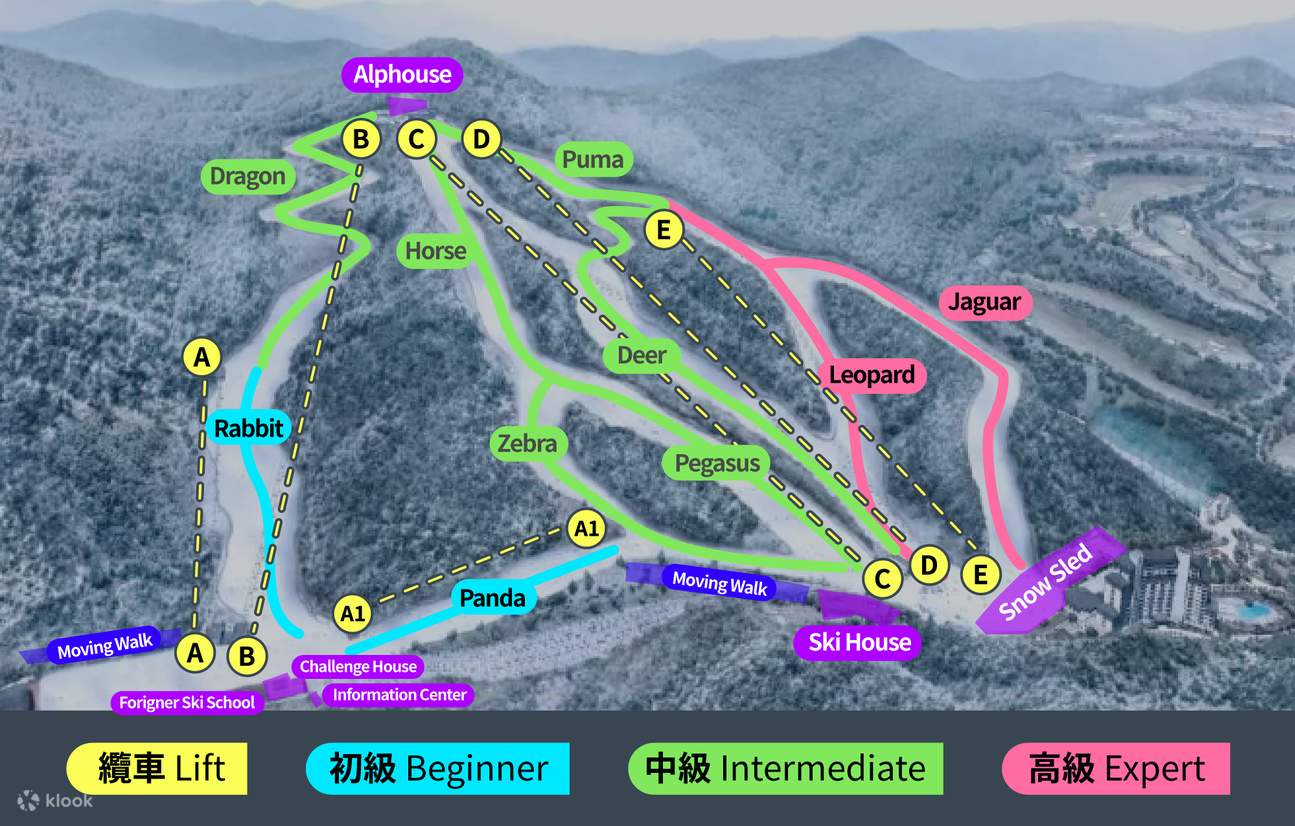 Lereng Elysian cerun terbaik untuk dinikmati selama sehari.